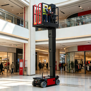 6M 12M 120KG <b>Cheap</b> Price <b>Ladder</b> Lift Platform Hydraulic Personal Mast Vertical Single Man - Product Image 4