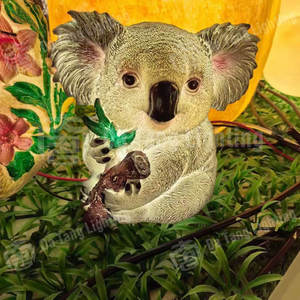 Linda estatua de koala con luz IP65 de fibra de vidrio para iluminación de paisajes en parques escénicos y decoraciones de jardines. - Product Image 5