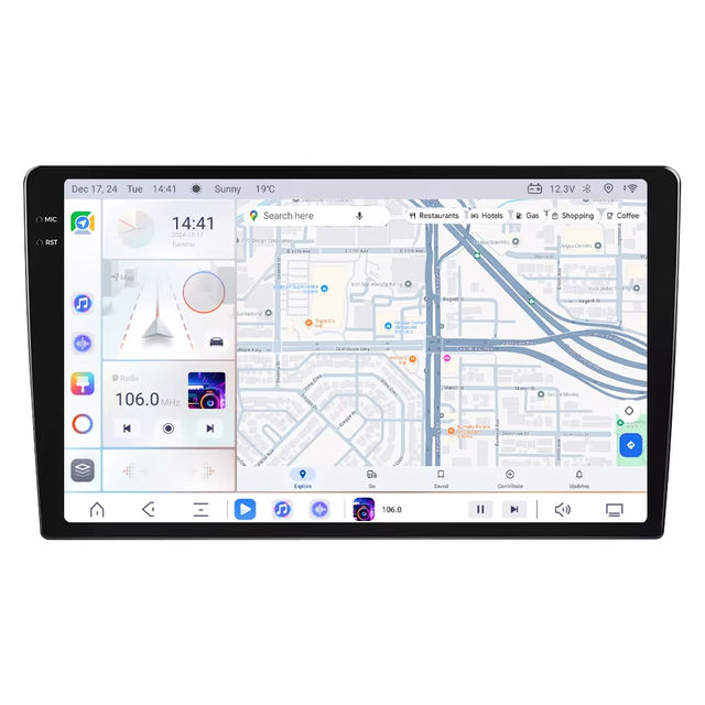 7870 12GB 256GB 2K QLED Screen Android 13 DSP WIFI 4G Car Multimedia System 9 10 Inch 2DIN Universal Car Radio GPS Head Unit