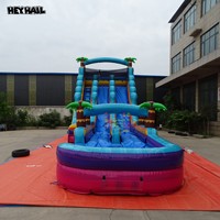 Glissière d'eau gonflable résistante de PVC épaissie grande location de partie pour le château gonflable des enfants