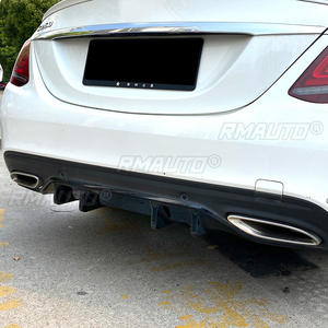 Difusor de Parachoques Trasero, Alerón, Protector de Parachoques Trasero para Mercedes-Benz Clase C W205 C200 C260 AMG Line 2019-2021 - Product Image 4