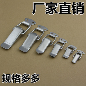 Xin Jieliang Stainless Steel Spring Latch 106mm 90mm 74mm 58mm Heavy Duty Wooden Box Locks For <b>Luggage</b> And Industrial Use - Product Image 3