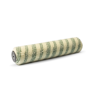 Rollpax DIY cepillo de rodillo de microfibra 4 pulgadas 47mm de diámetro rayas verdes crema OEM personalizable 16 rayas verdes crema 400 mm - Product Image 1