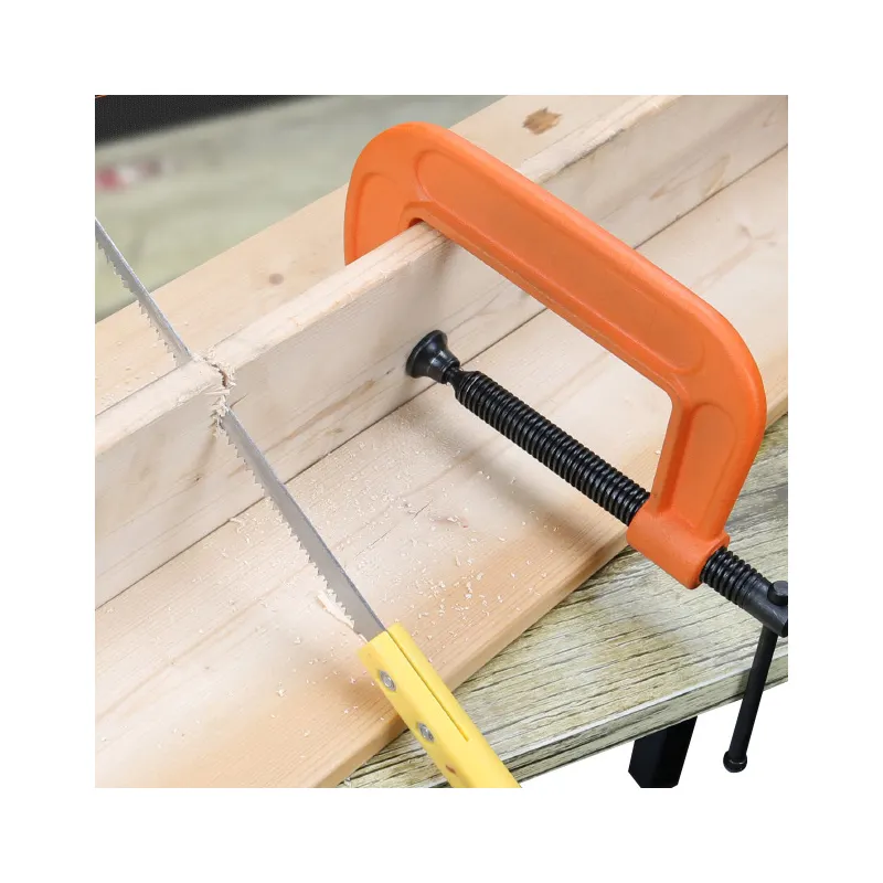 Carpintaria C Clipe G tipo braçadeira com armação de aço forjada e parafuso ajustável resistente