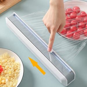 Dispensador de Envoltura de Alimentos Magnético Rectangular para Cocina, Recargable, Ecológico, de Plástico Resistente, Incluye Envoltura de Plástico para Alimentos - Product Image 2