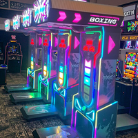 Machine de jeu d'arcade de boxe et de kick-boxing ultime à monnayeur, avec écran LED à points élevés, pour usage commercial dans les centres commerciaux, parcs d'attractions et clubs
