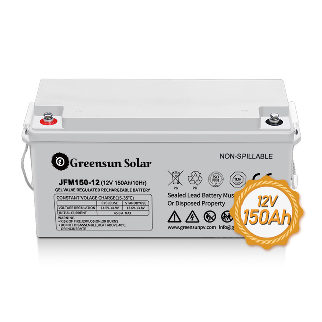 Energy Storage Deep Cycle Gel 12v 150ah Lead Acid Battery