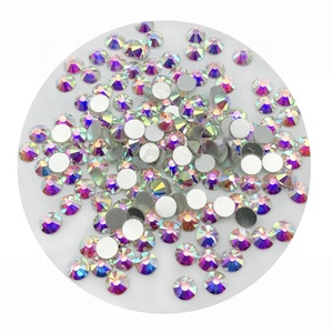 5A luccicante di vetro piatto posteriore strass Ss4 a Ss48 pietre di cristallo per unghie Art Dance Wear - Product Image 1