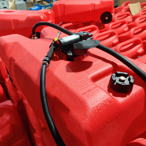 Réservoir de carburant portable en plastique de 14 gallons, diesel, <span class=keywords><strong>essence</strong></span>, avec pompe sur roues pour bateaux - Product Image 5