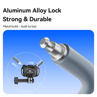 FB DS-NB02 360 °   Support de cou rotatif pour caméra d'action, compatible avec les caméras d'action et les caméras d'action pour smartphone