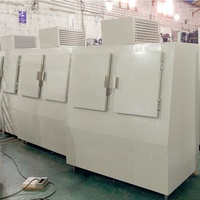 Congélateur vertical pour blocs de glace - 2 portes inclinées, refroidissement direct, étagères en acier inoxydable 304, contrôle numérique, dégivrage automatique