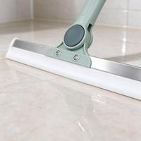 50cm multifonctionnel magique balayeuse balai en acier inoxydable poignée télescopique cheveux poussière nettoyage salle de bain sol raclette