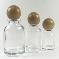 Flacon de parfum en verre personnalisé de luxe 30 ml, emballage cosmétique transparent, cylindre en verre vide avec pompe et boîte