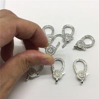Nouveauté 2026 : Composants et accessoires de bijouterie – Grand fermoir mousqueton en cuivre plaqué or 18 carats pour bijoux