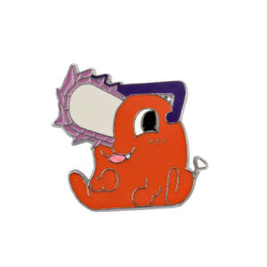 Anime chainsaw man hayranları için 4 tasarım alaşım emaye broş pimleri - Product Image 3