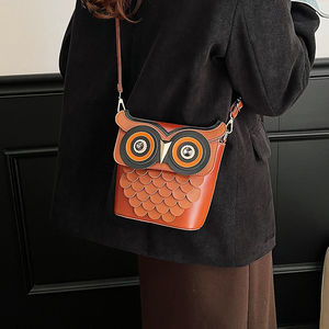 Sacs à bandoulière pour femmes 2026factory : Sacs à <span class=keywords><strong>main</strong></span> créatifs motif <span class=keywords><strong>hibou</strong></span> animalier, mignons et populaires, vente en gros - Product Image 6