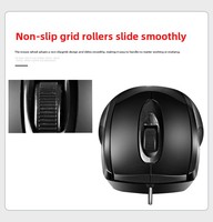 Souris optique filaire USB ergonomique rechargeable en stock pour ordinateur de bureau et modèles de bureau/ordinateur portable 1