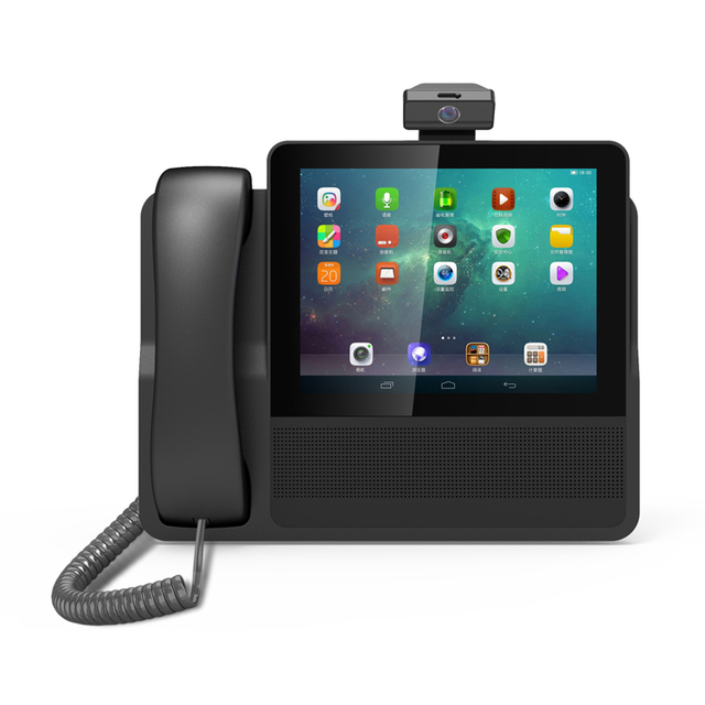 Smart Business Voip IP Phone Wireless Video Desktop Android SUNCOMM SC09 8inch Office Hospital Elder Blind Wifi SIP Telephone