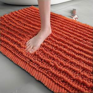 Tapis de bain en microfibre douce et moelleuse, absorbant, antidérapant, lavable en machine, 6 couleurs, 17x24, 20x32 pouces, mousse à mémoire de forme disponible - Product Image 2