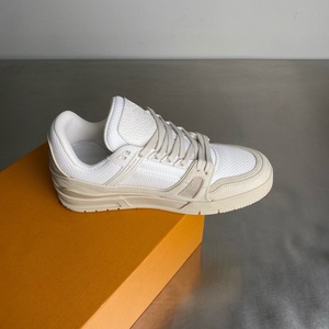 Zapatillas de Skate Casuales de Moda Deportiva para Hombre, Diseño Retro Envejecido con Malla Transpirable, Punta Cerrada y Bordado, de Diseñador de Alta Gama - Product Image 3