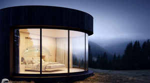 Diseño Modular <span class=keywords><strong>de</strong></span> Unidades Hoteleras, Kits <span class=keywords><strong>de</strong></span> Casas Prefabricadas, Estructura <span class=keywords><strong>de</strong></span> Acero Ligero, Cabaña Redonda <span class=keywords><strong>de</strong></span> <span class=keywords><strong>Madera</strong></span> para Vacaciones, Pequeña y Moderna - Product Image 6