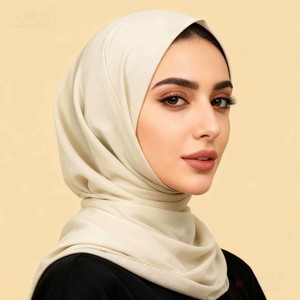 Cotton 110*110 Cm <b>Square</b> Hijab Scarf Spring Outing Fashionable Hijab <b>Square</b> - Product Image 6