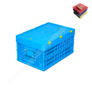 Cesta de transporte de estilo de malla PP, caja de plástico plegable agrícola, cestas para frutas, verduras y mariscos - Product Image 5