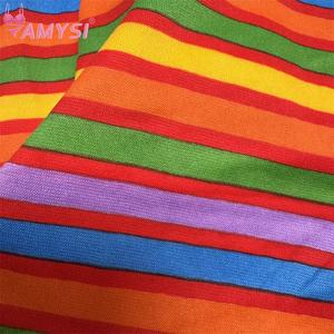 阿米斯537 #   透气牛奶丝内裤高腰高腰无缝环保环保彩色条纹薄款大码内衣 - Product Image 3