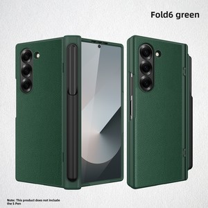 เคสโทรศัพท์พับได้สำหรับ Samsung Z Fold ลด 40% พร้อมช่องใส่ปากกา TPU ป้องกันรอบด้านด้วยหนังอย่างดี เหมาะสำหรับการจัดส่งข้ามพรมแดน - Product Image 6