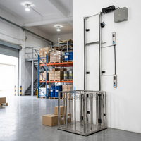 Kompakter Kleiner Fracht-Aufzug Elektrische Plattform-Warenhebebühne für Innenraum-Frachttransport