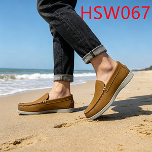 LLJ, scarpe da barca casual piatte antiscivolo con cuciture manuali in pelle di alta qualità per la spagna HSW068 - Product Image 6