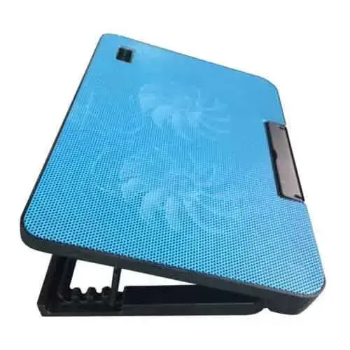 N99 dizüstü soğutucusu soğutma pedi 2 fanlar soğutma pedi sessiz Laptop standı oyun Notebook için ayarlanabilir Stand ile