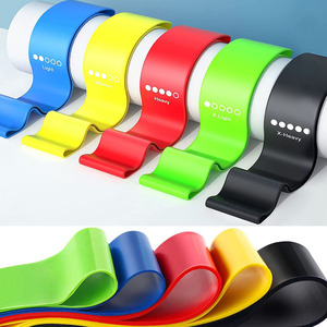 Customizable Waterproof TPE Yoga Exercise <b>Bands</b> Set with Fitness Theraband Elastic Resistance <b>Workout</b> <b>Band</b> - Product Image 3