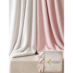 High Quality 175cm 330gsm Double Face Cotton/Polyester <b>Knitted</b> Absorbent Breathable Velour Towel Fabric - Product Image 2