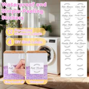 3 Pack <b>Large</b> <b>Plastic</b> Organizer Laundry Room Detergent Storage Organization and Container Jars with Lids - Product Image 6