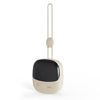 Ventilateur de cou suspendu simple petit ventilateur rechargeable USB avec écran petit ventilateur électrique de cou suspendu portable