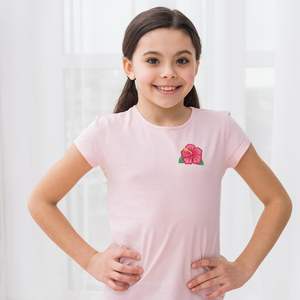 Set de 11 Parches Bordados de Flor de Hibisco Rosa DigitEMB, Apliques Florales Tropicales Termoadhesivos y Cosidos para Chaquetas, Mochilas, Sombreros y Jeans - Product Image 3