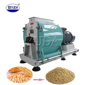 YUDA Corn Stalk Crusher/Rice Husk Grinder/Wheat Hammer Mill/Peanut Crushing Machine