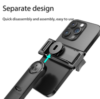 Perche à selfie pour téléphone portable C17, trépied en alliage d'aluminium, suivi intelligent IA, anti-tremblement, caméra rétractable panoramique-élevable entièrement automatique