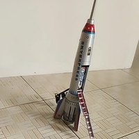 Accessoires de photographie d'avion du ciel en acier fusée lunaire objets de collection nostalgiques artisanat en fer