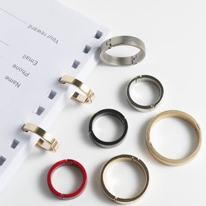 Anneaux de reliure en métal multifonctionnels personnalisés, idéaux pour la reliure de cahier suspendue au calendrier, le bricolage et le bureau - Product Image 5