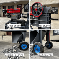 Le prix le plus bas des ventes directes d'usine PE250 * 400 concasseur à mâchoires utilisé pour l'extraction de minerai de granit concasseur de pierre machine à mordre