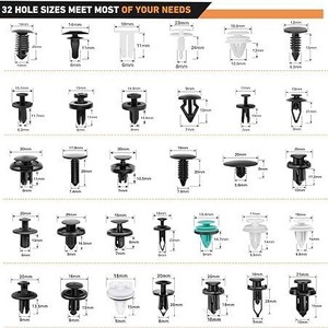 Car Fasteners <b>Clip</b> Kit 1000Pcs With Tools For Bumper Fender Repair Maintenance - Product Image 2