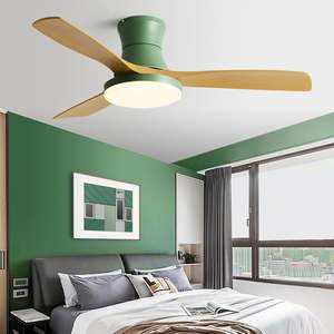 <span class=keywords><strong>Ventilador</strong></span> de <span class=keywords><strong>Techo</strong></span> Moderno de 52 Pulgadas con Luz, 3 Aspas de Madera, Corriente Continua, para Hogar Inteligente, Producto Más Vendido - Product Image 2