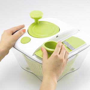 Wholesale Good Quality Plastic 4L Green Drying Tabletop Salad Washer - Product Image 4