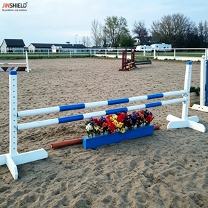 Pali da <span class=keywords><strong>Salto</strong></span> in PVC da 3 Metri Colorati per l'Allenamento Equestre in Scuole di Equitazione e Scuderie - Product Image 6