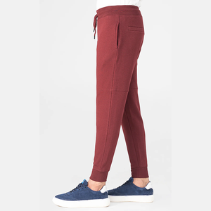 กางเกงจ็อกเกอร์ผู้ชายทรงสลิมฟิต ผ้าฟลีซ น้ำหนักเบา อุ่น นุ่ม สวมใส่สบาย มีกระเป๋าซิป ทรงตรง เหมาะสำหรับออกกำลังกายในฤดูใบไม้ผลิ ผลิตจากผ้าฝ้าย 100% - Product Image 1