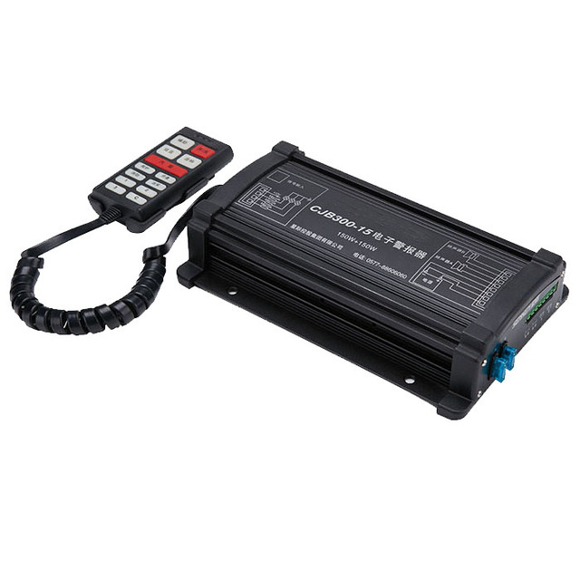 High Quality CJB 100W 12V Electronic Multi Function Ambulance Car Truck Remote Control Sound Wireless Speaker Siren Alarm Horn