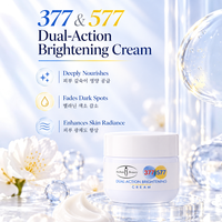 Crème éclaircissante double action Aichun Beauty 377 577 Arbutin Beurre de karité Hydratant riche en antioxydants pour les peaux ternes et irrégulières