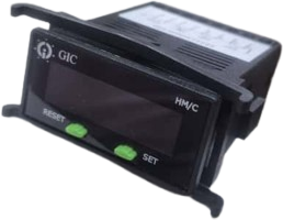 เครื่องวัดชั่วโมงการทำงานดิจิตอล GIC สำหรับอุตสาหกรรม 220V AC จอแสดงผล LED รุ่นพลาสติก-Z2221N0G2FT00 - Product Image 2